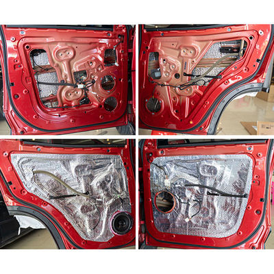 2mm Waterproof Butyl Rubber Car Sound Deadening Mat With Strong Peel And Stick Adhesive