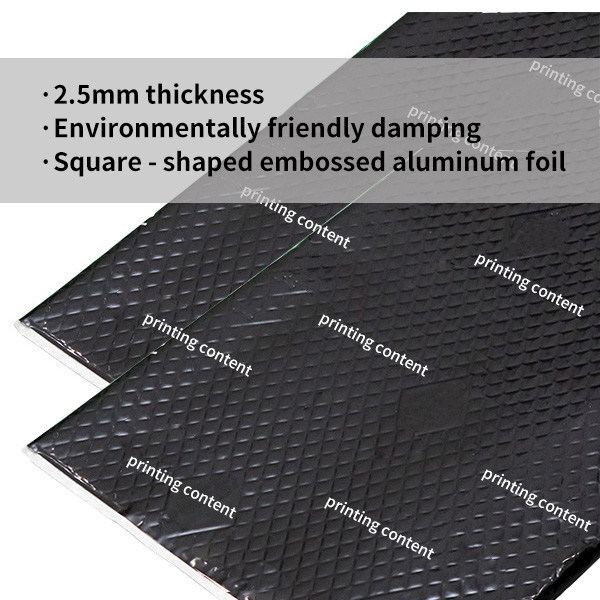 2.5mm automobile vibration damping pad / ROHS environmental protection / 	Anti Vibration Mat