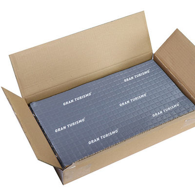 Goede prijs 2 mm demping en trillingsreductie pad / aluminium folie geprinte reliëf / Auto Sound Dedening Mat online